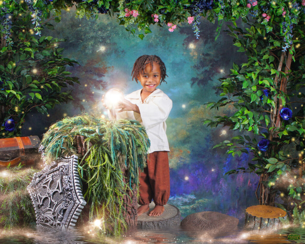 young boy fairy photoshoot